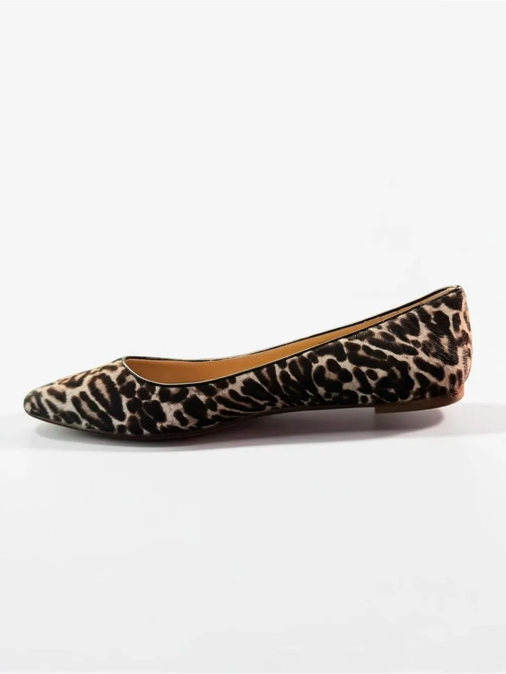J. Crew Viv Calf Hair Flats Leopard Cheetah 9.5 NWT